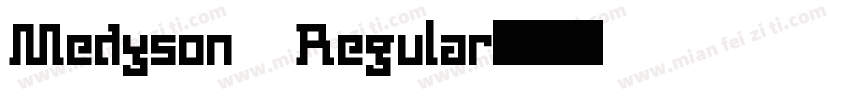 Medyson Regular字体转换